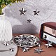 GORGECRAFT 90PCS 3 Sizes Metal Barn Star Rustic Three Dimensional Bulk Unfinished Magical Texas Sliver Stars 1 Inch 1.5 Inch 2 Inch for Patriotic 4th of July Wall Wreath Craft Farmhouse Decor IFIN-GF0001-30-6