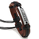 Adjustable Cowhide Cord Bracelets for Men BJEW-PW0001-04A-1