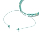 Verstellbare geflochtene Perlenarmbänder aus Nylonfaden BJEW-JB05528-03-3