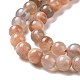 Rondes sunstone naturelle perles brins G-I176-09-5mm-3