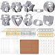Kit de fabrication de boucles d'oreilles de Noël bricolage DIY-WH0387-96-1
