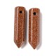 Synthetic Goldstone Pointed Pendants G-D460-01Q-2