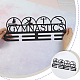SUPERDANT Male Gymnastics Medal Hanger Display Sports Medal Display Rack Iron Wall Mounted Hooks for 40+ Medals Trophy Holder Awards Sports Ribbon Holder Display Wall Hanging Athlete Gift for Men ODIS-WH0021-294-3