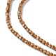 Chapelets de perles en goldstone synthétique G-F748-P02-01-4