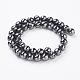 Non-magnetic Synthetic Hematite Beads Strands G-G726-03-10mm-2