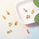 Fashewelry 16 шт. 8 стильные латунные микро-паве смешанные цвета кубический цирконий подвески ZIRC-FW0001-03-5