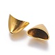 Tibetan Style Alloy Triangle Apetalous Bead Cones X-TIBE-5212-AG-LF-2