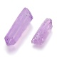 Plaquer des perles de cristal de quartz naturel KK-F757-G01-01-2