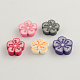 Handmade Polymer Clay Flower Beads CLAY-Q219-007-1