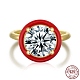 925 plata esterlina anillos RJEW-A019-44B-02G-1