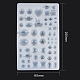 Moldes de silicona diy de diseño de forma mixta AJEW-PH0006-01-4