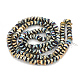 Electroplated Glass Beads Strands EGLA-T006-04L-2