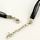 Cordon de collier de multi-brins pour la fabrication de bijoux NJEW-R217-12-4