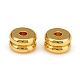 Long-Lasting Plated Brass Spacer Beads KK-D160-29G-1