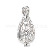 Полые медные Locket подвески KK-K124-11P-NR