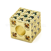 Стойки обшивки латунь кубического циркония европейский шариков KK-Q784-38G