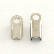 304 Stainless Steel Folding Crimp Ends STAS-R063-28