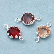 Экологически чистые подвески из латуни и стекла KK-H442-62S