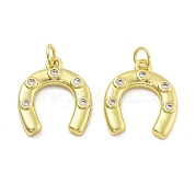 Латунные микро проложить кубического циркония подвески KK-U060-23G-03