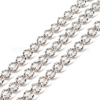 10 Meters 304 Stainless Steel Curb Chain, Faceted, Soldered, 7x5x1