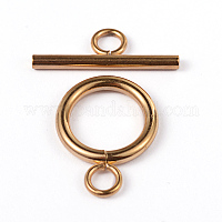 Ionenplattierung (IP) 304 Edelstahl-Ring-Knebelverschlüsse X-STAS-L176-12G