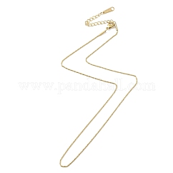Collar de cadena de serpiente redonda de acero inoxidable 304 con revestimiento iónico (IP) para hombres y mujeres., real 14k chapado en oro, 16.42 pulgada (41.7 cm)
