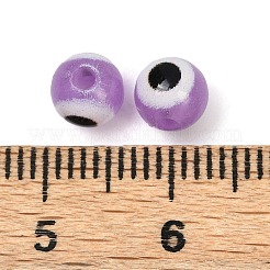 Светящиеся и печатные непрозрачные акриловые бусины&nbsp;LACR-G050-01D