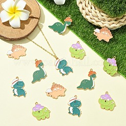 16шт 4 стиля подвески из сплава с эмалью&nbsp;FIND-YW0006-88