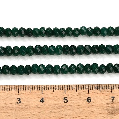 Chapelets de perles en jade blanc naturel teinté&nbsp;GG-CBAF9EE-A15-3x4mm