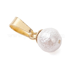 Круглые подвески из жемчужин с морщинистой текстурой&nbsp;PALLOY-JF05063-01