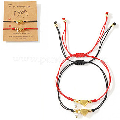 Латунные бисерные плетеные браслеты из бисера&nbsp;XB9584-2