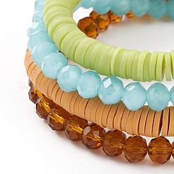 4 pz bracciali elastici&nbsp;BJEW-JB05888