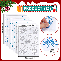 3 пакетик рождественско-зимняя тематика бумажные самоклеящиеся наклейки&nbsp;DIY-BC0016-12