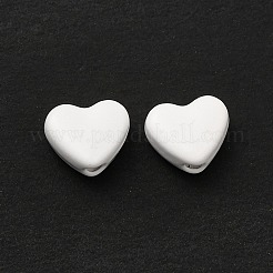 Perles en alliage peintes à la bombe coeur&nbsp;FIND-G053-01O