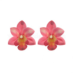 Серьги-гвоздики из сплава смолы в форме цветка орхидеи&nbsp;FS-WG90790-05