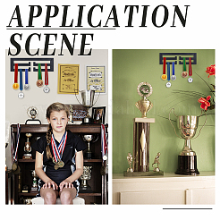 Железные держатели медалей&nbsp;AJEW-WH0258-330A