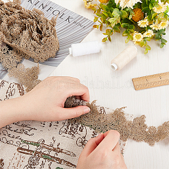 10 ярд золотистой металлической кружевной отделки&nbsp;OCOR-OC0001-20