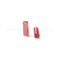 Transparente Farben Glanz Glas Signalhornperlen&nbsp;SEED-N005-001-A06