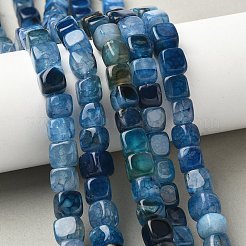 Естественные выветрившиеся агатовые бусины&nbsp;G-G177-E02-05