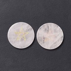 Rosa naturale cabochon di quarzo&nbsp;G-P491-08G
