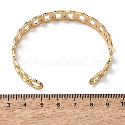 Manschettenarmreifen aus 304 Edelstahl&nbsp;BJEW-A160-02G