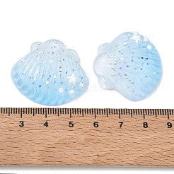 Undurchsichtiges Harz und Pailletten-Cabochons&nbsp;X-RE-CBA6E1B-01A