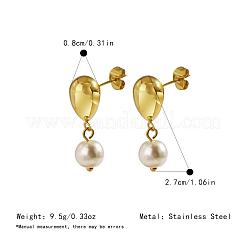 Boucles d'oreilles à tige en acier inoxydable 304 pour femmes&nbsp;XJ7158-1
