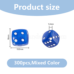 300шт акриловые бусины&nbsp;OACR-DC0001-56