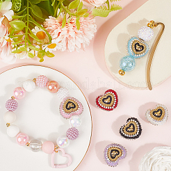 6 шт. 6-х цветные акриловые пластиковые бусины&nbsp;FIND-SC0013-08B