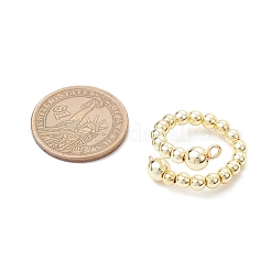 2 шт. 2-цветные гальванизированные немагнитные синтетические гематитовые бусины-манжеты&nbsp;RJEW-JR00904-03