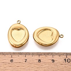 Cabochon pendenti in acciaio inossidabile 304&nbsp;STAS-T075-24G