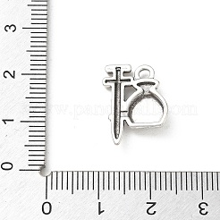Pendente in lega stile tibetano&nbsp;AL-CBA1B2C-03E-AS