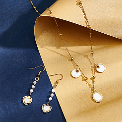 6 шт. 3 стиля подвески в виде ракушек&nbsp;STAS-CA0001-49