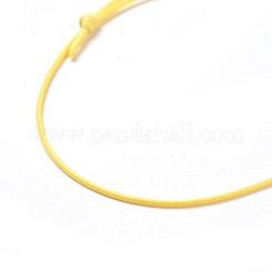 Fabrication de bracelet en corde de polyester ciré coréen écologiques&nbsp;BJEW-JB04256-07